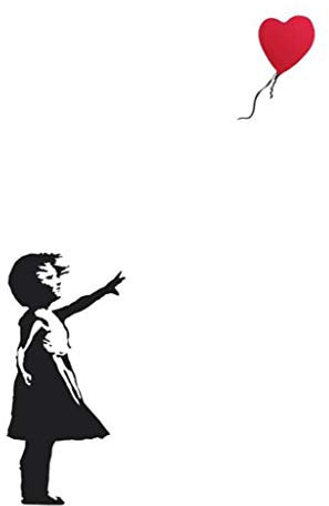Grindstore Banksy Poster Mädchen mit Luftballon 61x91.5cm