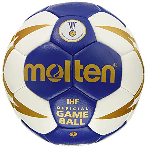molten Handball, mehrfarbig (Blau/Weiß/Gold), 3, H3X5001-BW-HBL