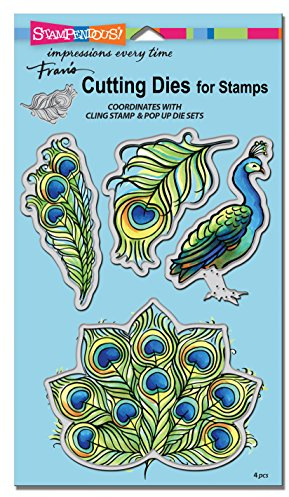 Stampendous Dies-Poised Peacock