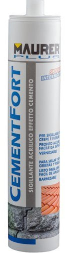 Scellant acrylique effet ciment CEMENTFORT 300 ml gris