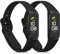 kwmobile 2X Sportarmband kompatibel mit Samsung Galaxy Fit (SM-R370) Armband - Fitnesstracker Band Set aus TPU Silikon