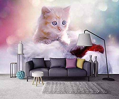 Reine und frische nur schöne Traum schöne Katze Kinderzimmer Hintergrund Tapete für Kinder S Zimmer Wohnzimmer Essz wandpapier fototapete 3d effekt tapete tapeten Wohnzimmer Schlafzimmer-250cm×170cm