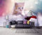 Reine und frische nur schöne Traum schöne Katze Kinderzimmer Hintergrund Tapete für Kinder S Zimmer Wohnzimmer Essz wandpapier fototapete 3d effekt tapete tapeten Wohnzimmer Schlafzimmer-250cm×170cm