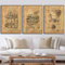 SHINERING Auto-Engine Vintage Poster Flugzeug Jet Engine interne Verbrennung Motor Patent abstrakte Leinwand Gemälde Bilder Home Decor - 30 x 40 cm