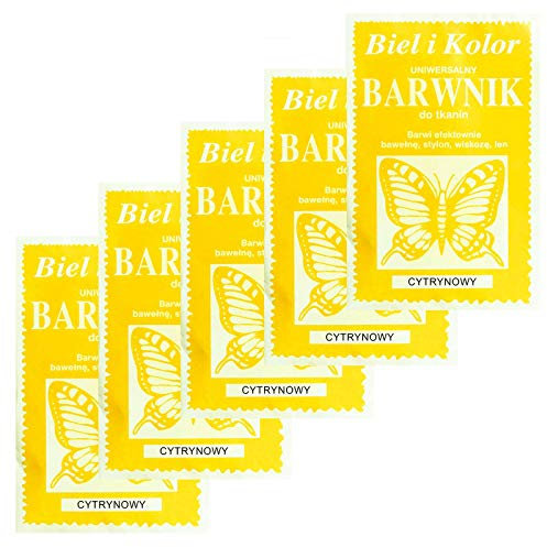 5 x 10g Batikfarbe Textilfarbe Stofffarbe färben, bitte Farbmix wählen, Farbe:melonengelb