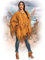 Boland 44095 - Poncho Indianerin, braun, Einheitsgröße für Erwachsene, Umhang in Lederoptik mit Fransen und Perlen, Häuptling, Cowboy, Squaw, Karneval, Fasching, Fastnacht, Halloween, Mottoparty