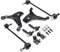Frankberg Satz Querlenker 8-teilig Kompatibel mit 80 8C B4 1992-1994 80 Avant 8C 8C5 B4 1992-1995 Cabriolet 8G7 B4 1991-2000 Coupe 89 8B 1990-1996