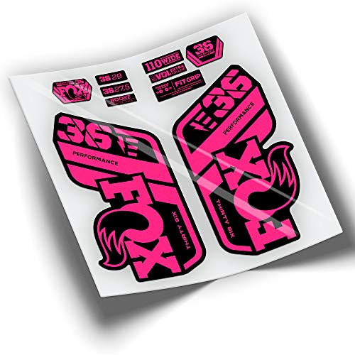 Aufkleber Gabel Fox 36 Performance 2021 Farben WP431 Neonpink