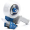 Pacific Mailer 5,1 cm Klebebandabroller mit 5,1 cm Kartonverpackungsband, leichter industrieller Seitenlader-Klebebandabroller – Blau