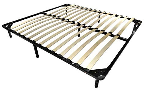 Sommier 140x190CM - Lit avec Sommier à Lattes pour Adulte Enfant - 7 Pieds