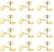 UNICRAFTALE 40pcs Golden Ohrstecker Ohrring Findings Flache Runde Ohrringe mit Ohrmuttern Edelstahl Ohrringe mit Schleife Ohrstecker Flachen Platte für Ohrring Schmuck Machen Pin 0,8 mm
