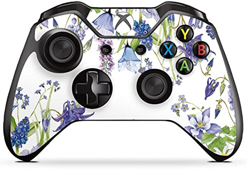 DeinDesign Skin kompatibel mit Microsoft Xbox One Controller Folie Sticker Blumenkranz Natur Wiese