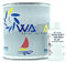 WAGA PAINT S.R.L. Gelcoat blanco parafinado 750 ml Nautica Pintura poliéster para fibra de vidrio con catalizador resina 50 ml - Waga Paint Tecniques