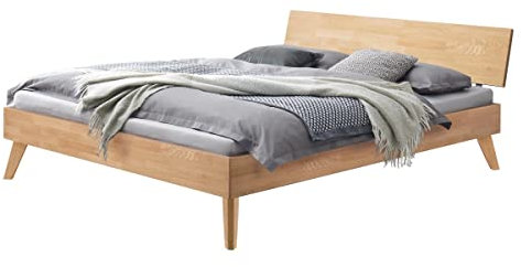 Hasena Trento Bett Ancona Eiche Bianco massiv 120x200