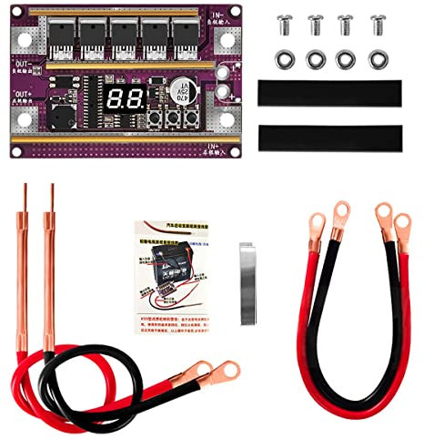 Fhjsyeirly K99 Mini Automatic Spot Welder DIY Kit 99 Gear Adjustment 0.1-0.3Mm Nickel Sheet 18650 Lithium Battery Spot Welder Pen