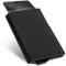 POWR Card Holder Wallet, Vegan Leather Wallets, RFID for Men, Minimalist Credit Holders, Pop-up Metalic Slim (Black)