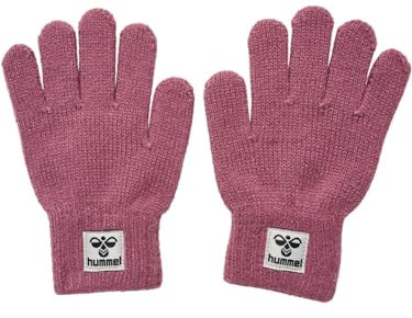 hummel - hmlKVNIT Glove, Kinderhandschuh (Rot, 4/8)