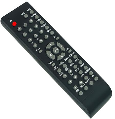 Nouvelle télécommande de Remplacement -VINABTY-fit pour PROSCAN DVD Comb TV télécommande PLCDV3213A PLDVD3213A