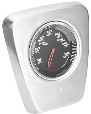 Grill Temperature Gauge for Napoleon LEX485/605/730 Series Grills S91001, BBQ Replacement Parts for Napoleon Built-in BILEX485/605/730 and Mirage 485/605/730 Series, Stainless Steel