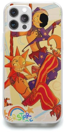 CRSMINE Personalized Security Phone Case Breach Compatible with iPhone 17 15 16 Sun 14 12 13 11 Pro Max Plus XR X Xs Max Series Anti-Scratch Moon Shock-Resistant Soft Soft Protective TPU Case