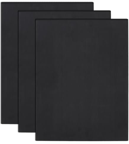 BENECREAT 3 feuille de Panneaux de Mousse Noir 3mm Panneau de Montage de Panneau D'Affichage de Feuille de PVC de Mousse de Rectangle de 30x40cm pour le Montage Artisanat la Modélisation Art Afficher