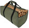 Dongawin Premium Kaminholztasche, aus Polyester, tragbarer Feuerholzkorb, Faltbare Kamintasche，wasserdichte Kamintasche (Military Green)