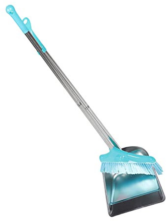 Ipetboom Stainless Steel Dustpan Broom for Household Cleaning Outdoor Sweeping Tool Convenient for Floors and Garbage Collection