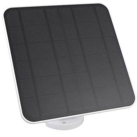 12W Solarpanel für Überwachungskamera, Solarpanel-Ladegerät mit Micro-USB- und USB-C-Anschluss, IP66 Water of Camera Solar Panel mit 9,8-Fuß-Ladungskabel für Spotlight Camera