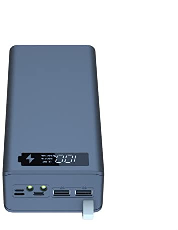 Fuhjythy USB 16X18650 Battery Bank Case Battery Charge Storage Boxes C16 with LED Lighting Detachable for Smartphone Charging