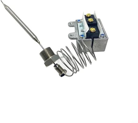 Hoppipola Termostato ad alto limite per friggitrice a gas, 232°/450° per F, per interruttore di sicurezza in acciaio inox, friggitrici commerciali e domestiche per evitare il surriscaldamento