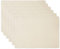DII Basic Everyday Gerippte Tischset 100% Baumwolle Platzset 13x19 Natur, 6-teilig