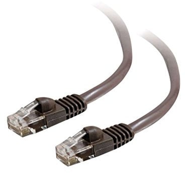 C2G 1M Braun Cat5e Ethernet RJ45 Hohe Geschwindigkeit Netzwerk Kabel, LAN Lead Cat5e Unshielded PVC UTP Patch Kabel Braun