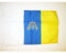 AZ FLAG - Flagge Kanarische Inseln - 45x30 cm Mit Kordel - Kanaren Fahne 30 x 45 cm - Flaggen