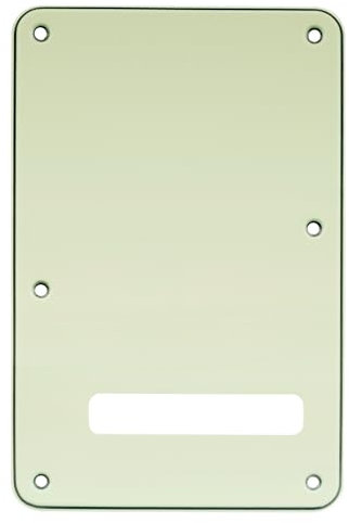 Musiclily Guitar Strat Back Plate for Fender USA/Mexican Standard Stratocaster Modern Style, 3Ply Mint Green