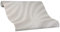 Tapete Beige Welle Geschwungen Linien Colani Evolution für Wohnzimmer Schlafzimmer oder Küche Made in Germany 10,05m X 0,70m Premium Vliestapete 56310