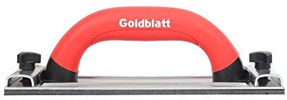 Goldblatt Drywall Sanding Block, Hand Sander with Handle, Sandpaper Holder Tool for Wood, Drywall, Metal, Auto Body Polishing