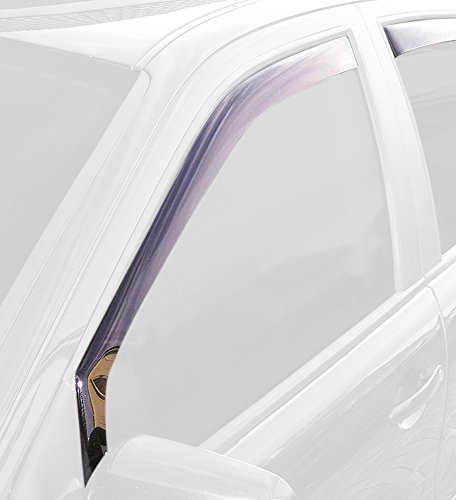 ClimAir Windabweiser Schwarz passgenau | kompatibel mit Subaru Outback (BS) 2015-2020