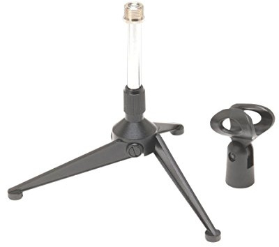 On-Stage Stands DS7425 Table Microphone Stand with Base and 3 Retractable Feet