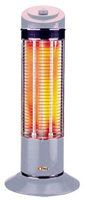 Vinco 70153 stufetta elettrica Stufetta al quarzo Grigio 1200 W