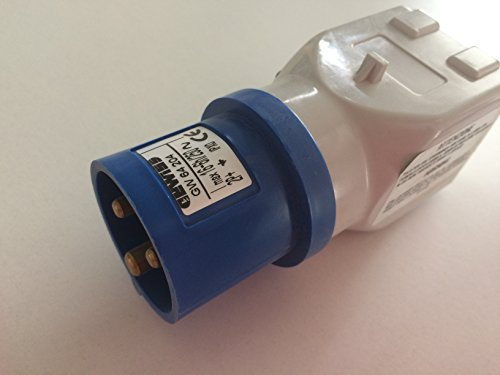 Generator 240v 16 Amp Plug to 13 Amp Domestic Socket Converter Caravan Fly Lead GW64204