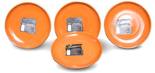 Valdearcos Set of 4 Spanish Terracotta Plates - 23cm Diameter