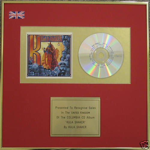 Kula Shaker – CD Album Award – Kula Shaker