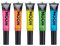 Moon Glow Mascara UV Neon | Colore Brillante, Si Illumina Sotto l'Illuminazione UV | Trucco Neon Arancione, Blu, Verde, Rosa, 15 ml (Confezione da 5)