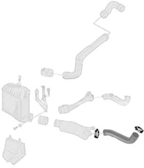 Borg & Beck BTH1093 Turbo Hose To Fit VAG A3 Leon Octavia Bora 1 9TD