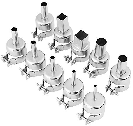 10 teile/satz Heißluftpistole Düsen Kits Für Heißluft Lötstation Reparatur Werkzeuge