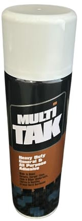 (3 Cans) - Heavy Duty Spray Adhesive - Macho Spray- Contract Adhesive with High Performance Glue - Aerosol - Joins Any Card Paper Carpet Leather Vinyl Fabric or Foam