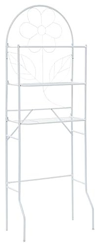 vidaXL Étagère pour Plantes Blanc Porte-Serviettes Étagère de Salle de Bain