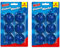 2 Packs of 6 Toilet Cistern Blocks Clean Freshener Blue Loo Bathroom Tablets