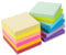 12 Stück Haftnotizen 76x76mm Super Sticky Notes selbstklebende Haftnotizzettel Sticky Notes Klebezettel bunt zettel farbig Notizblöcke für Büro Haus, 1200 Blatt insgesamt, 12 Farben