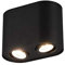 Trio Leuchten Deckenleuchte Cookie 612900232, Metall Schwarz matt, exkl. 2x GU10